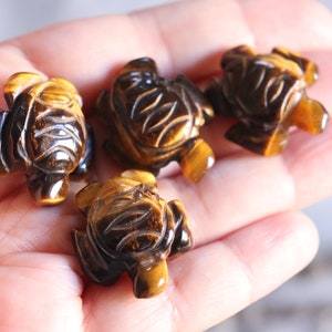 Tigers Eye Mini Turtle