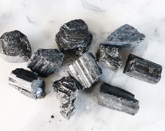 Black Tourmaline raw crystal