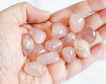 Pink Chalcedony tumbles