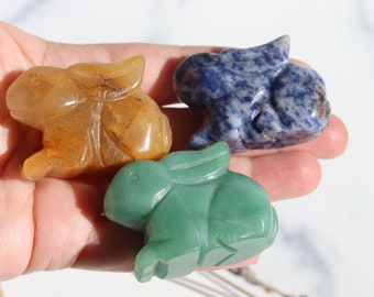 Crystal Bunny Carving