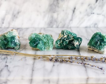 Raw Green Fluorite Specimen