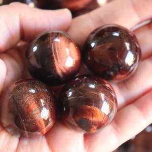 Red Tiger Eye Mini Spheres