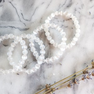 Selenite Bracelet 8mm