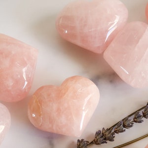 Rose Quartz Hearts