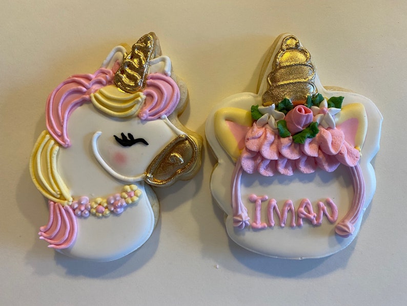 Girl Birthday Cookies One Dozen. Each One is Wrapped Etsy