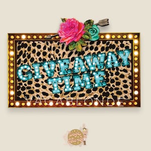 Giveaway Time Graphic: Boutique Marketing Clip-Art (PNG)