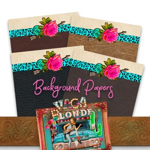 Boho Background Papers für Social Media oder Boutiquen, 4er Set Digital Downloads, Boho Arrow digitale Papiere, Social Media oder Sales Templates