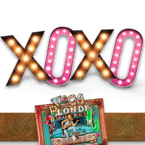 Valentinstag XOXO Grafik, Valentinstag Marquee - INSTANT DOWNLOAD Png druckbare - Sublimation Design für Valentinstag oder Hochzeit