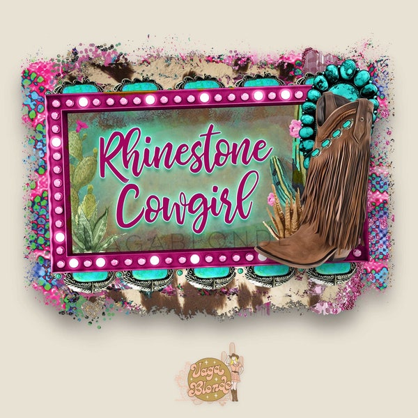 Western Boutique Logo, Türkis Boot Logo, Südliches Boutique Logo, Boho Kaktus Logo, Rustikales Cowgirl Boot Logo, Boutique Logo Wasserzeichen PNG