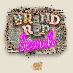 Boutique Brand Rep Search Graphic: Western Social Media (PNG Digital Download)