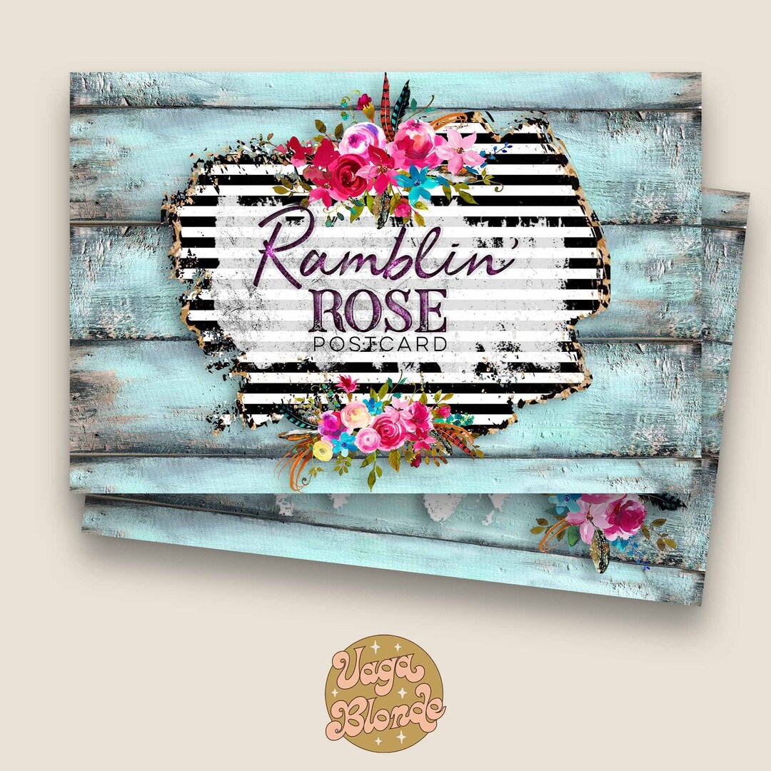 Boutique Postcard Template, Thank You Package Insert, DIY Thank You ...