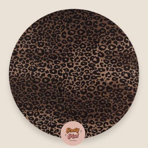 Leopard Print Circle PNG (Instant Download)
