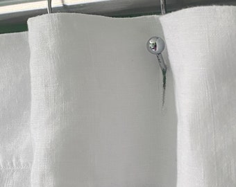 Linen Shower Curtain - Made in USA