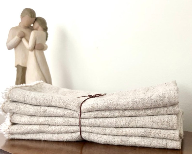 Linen Cloth Dinner Napkins Set 18 x 18 Made in USA Etsy