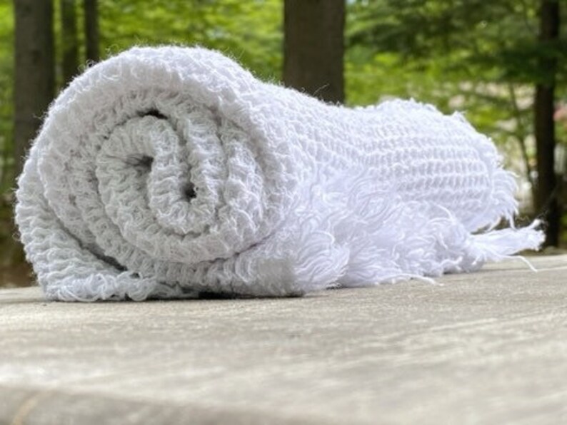 Waffle Linen Hand Towel Made in USA Etsy