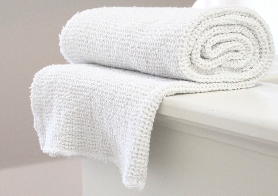 Thick Waffle Linen Towels Made in USA 