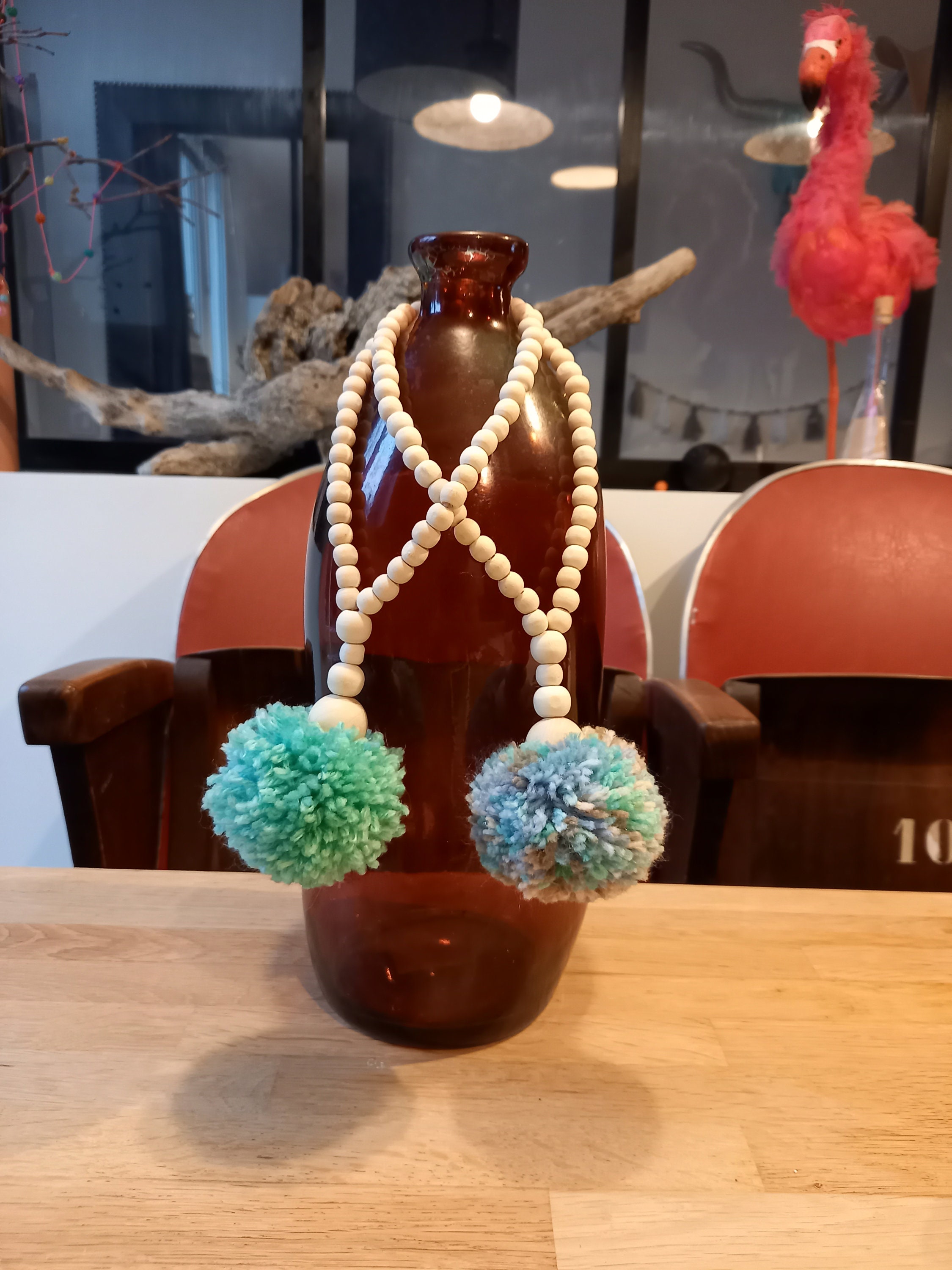 Deux Guirlandes Pompons