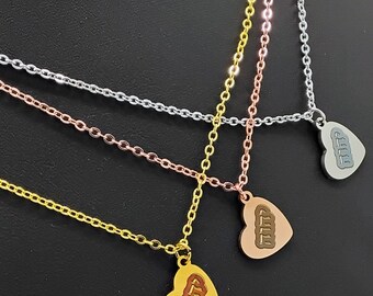 Hebrew YHVH Jehovah name of God pendant available in 3 colors engraved Stainless steel with 18" necklace scripture jewelry