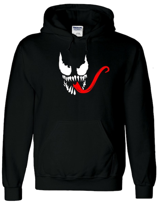 venom face hoodie