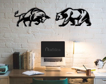 Bull Wall Art Etsy