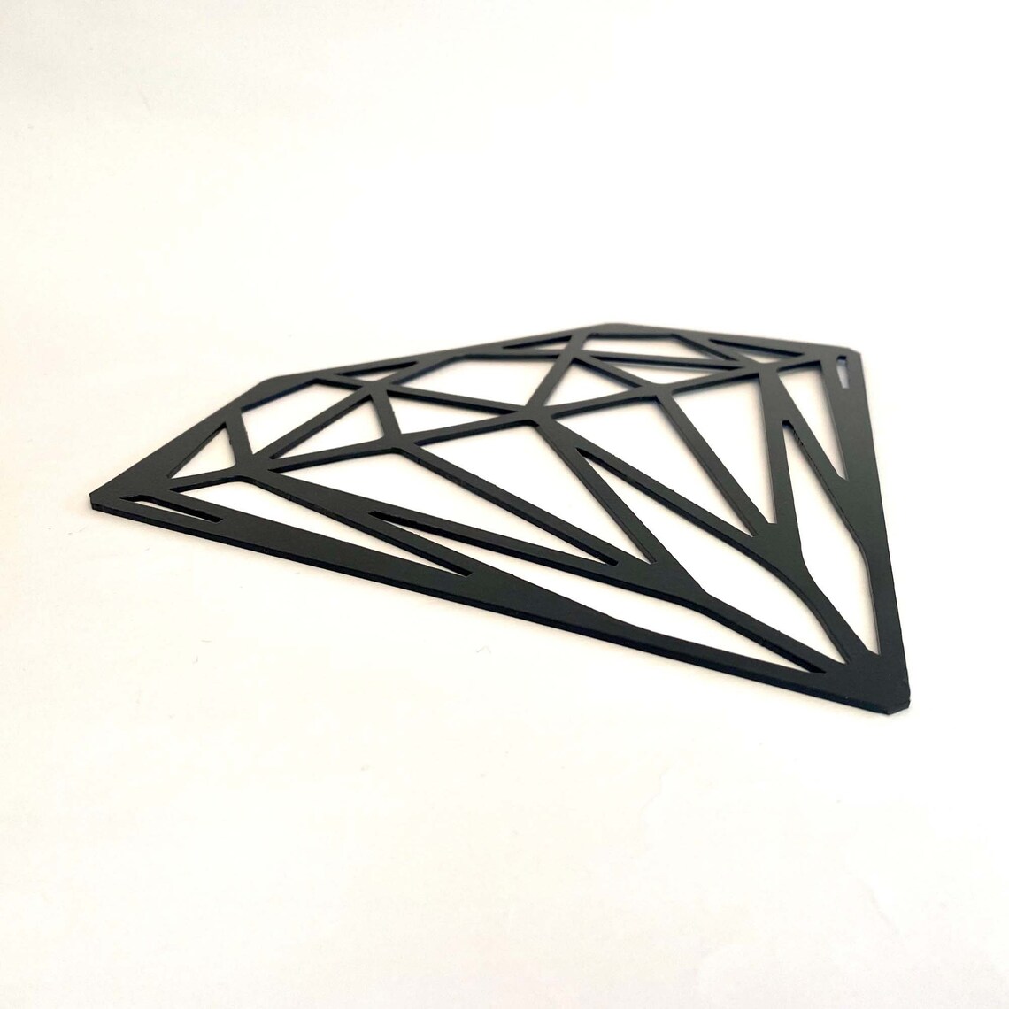 Mini Metal Wall Art Diamond Interior Decoration Home Decor Etsy