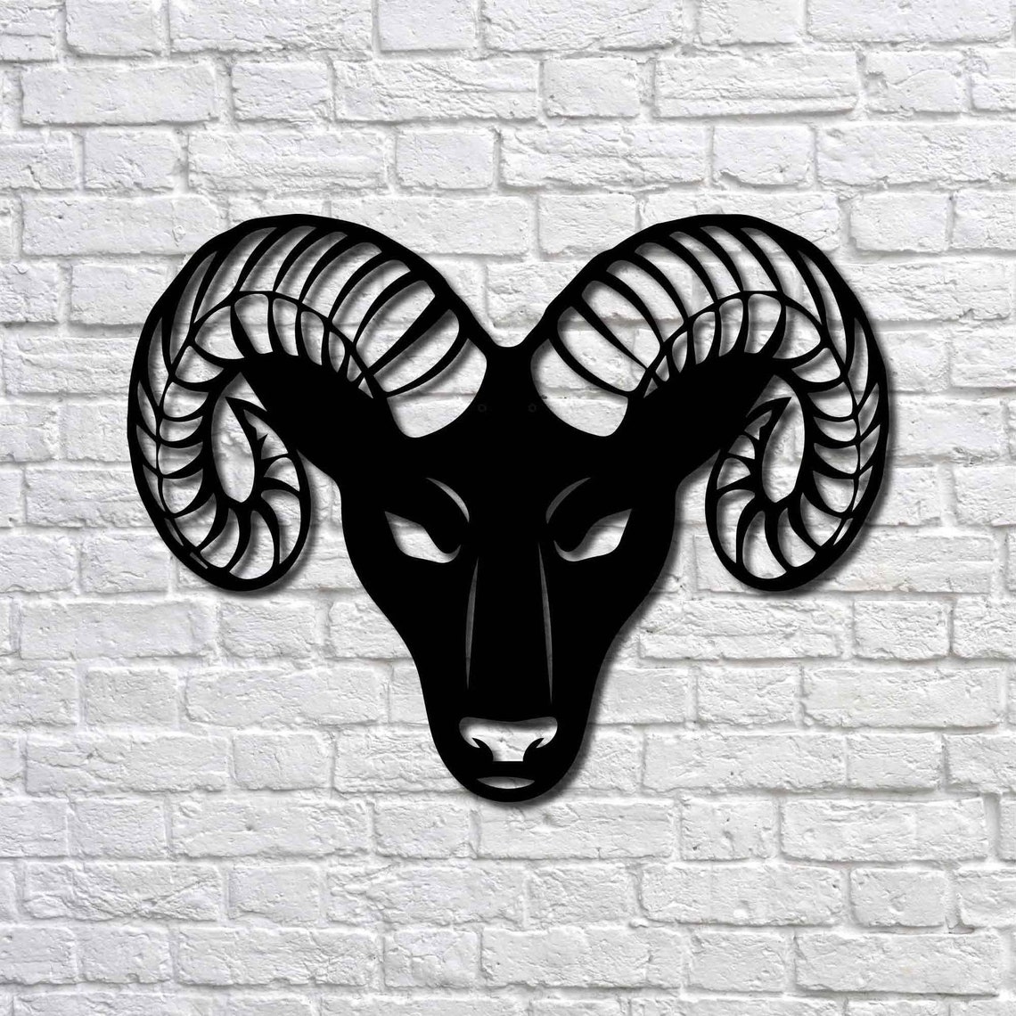 Metal Wall Art Goat Wall Deco Wall Decor Home Decoration Metal Etsy