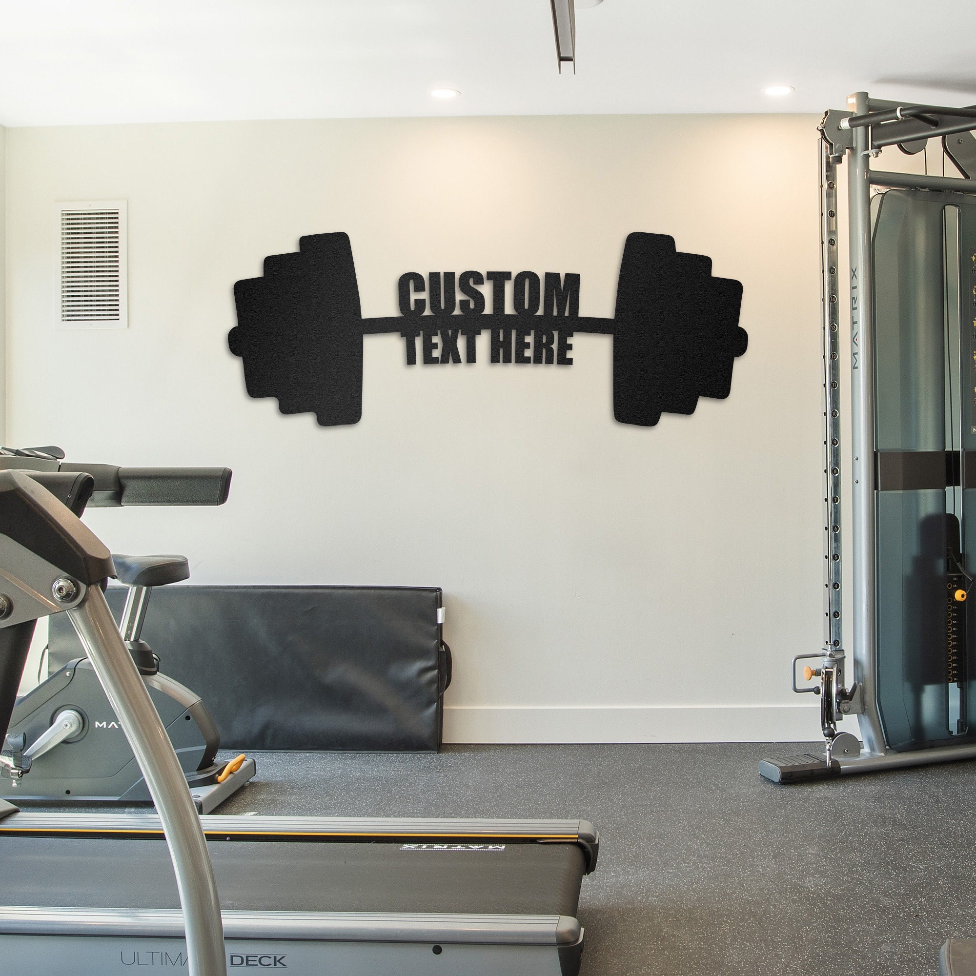 Personalized Gym Gifts Metal Wall Decor Home Gym Sign Wall - Etsy ...