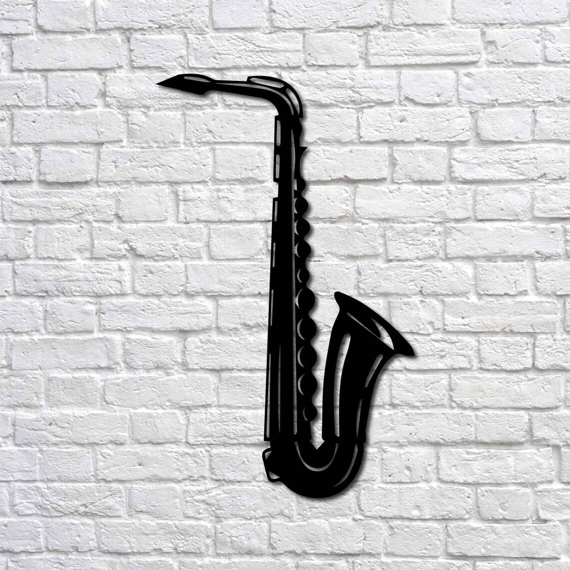 Metal Wall Art Saxophone Interior Decoration Home Decor Wall Etsy