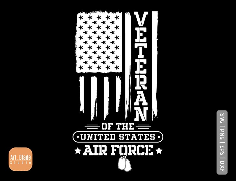 Veteran of The United States Airforce American Flag ...