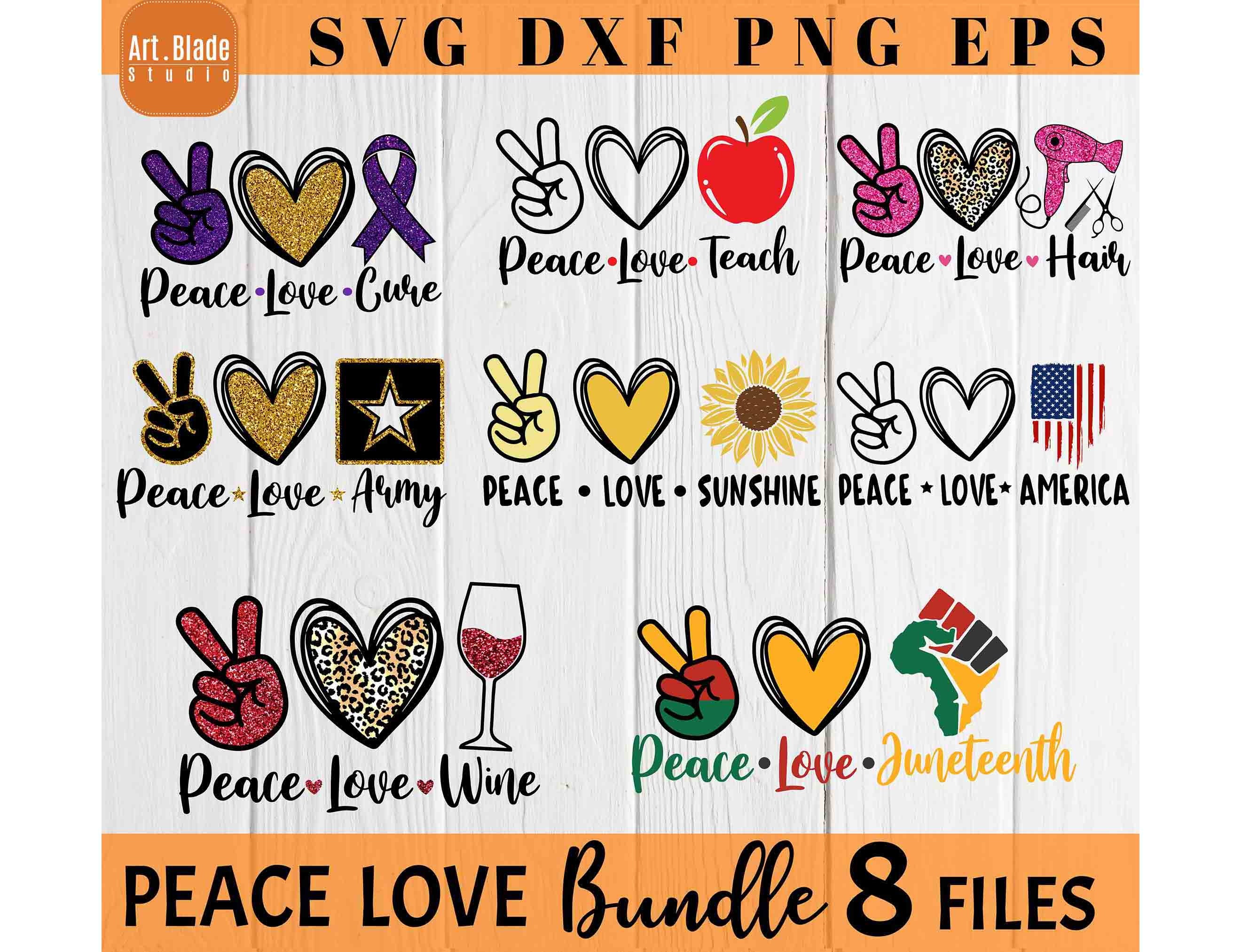 Free Free 278 Peace Love And Juneteenth Svg SVG PNG EPS DXF File