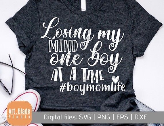 Download Boy mom life svg mom SVG T-Shirt Designs Silhouette Cut | Etsy
