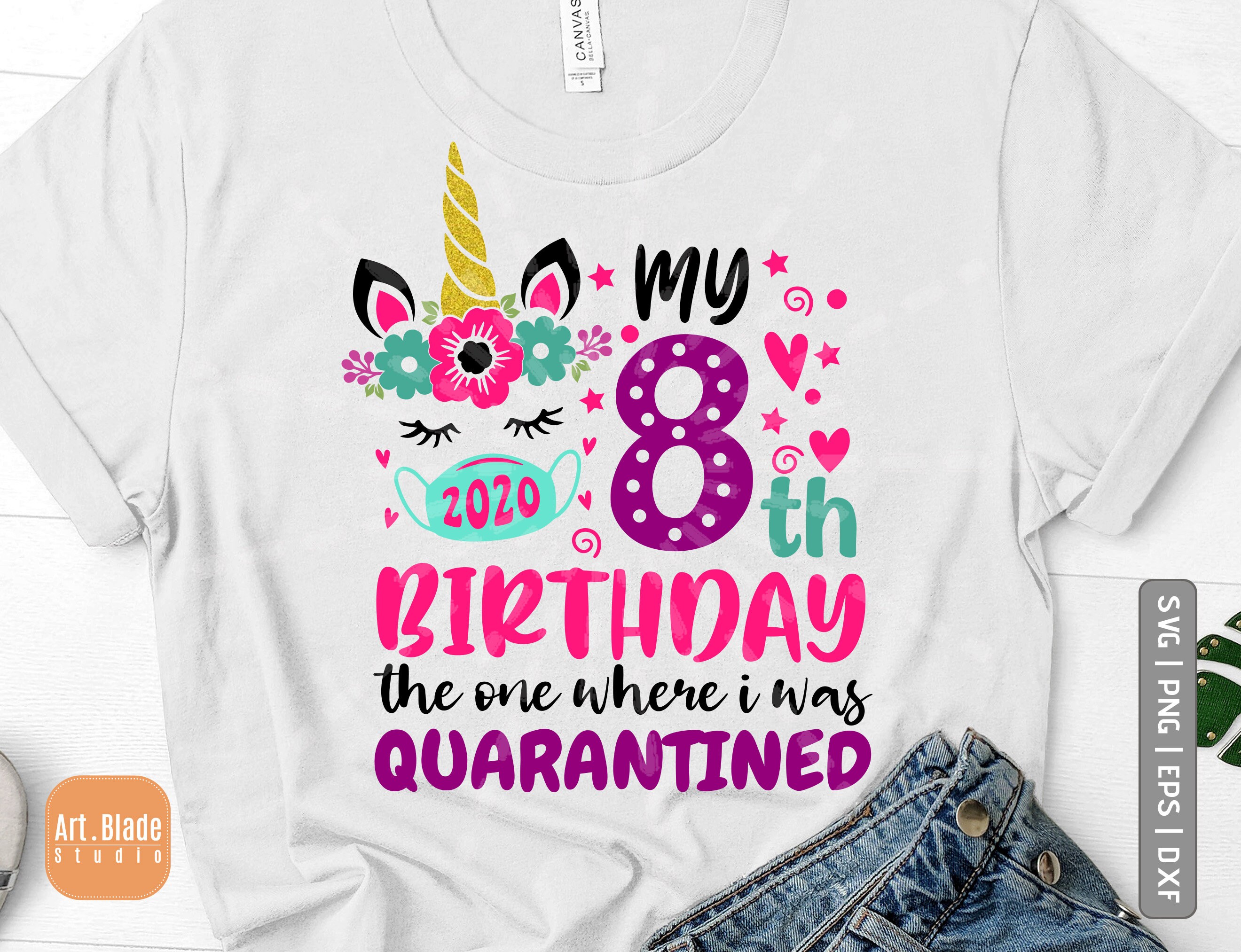 Free Free 8Th Birthday Unicorn Svg 147 SVG PNG EPS DXF File