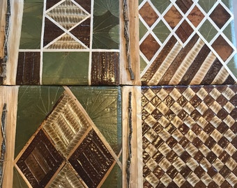 Banana Leaf Photo Album Handmade Natural Leaf Eco Friendly Paper