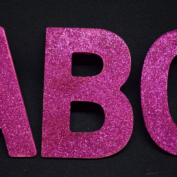 Glitter Wall Letters Etsy UK