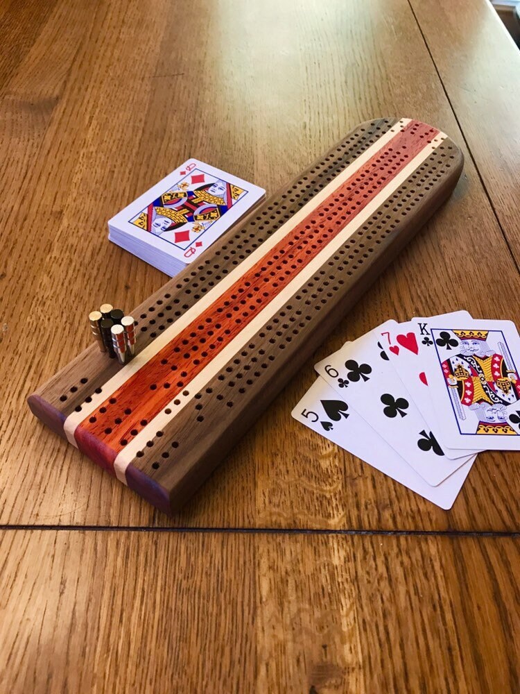 Personalized Cribbage Board for sale Only 4 left at 60