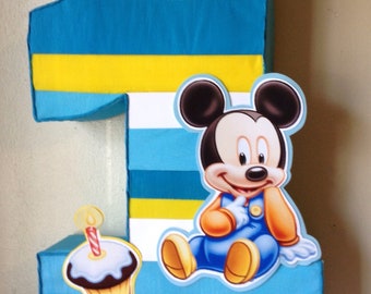 Baby Mickey Pinata Etsy Baby Mickey Pinata Etsy