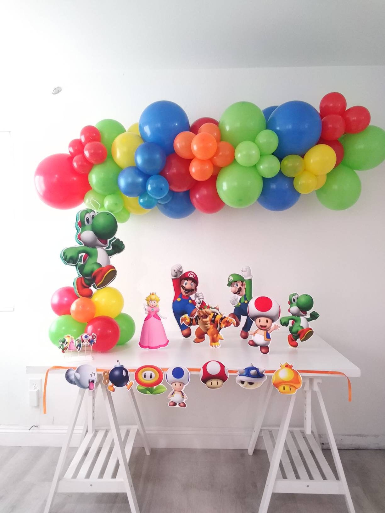 Mario bros pinata inspiré fête d'anniversaire de mario bros décorations d' anniversaire de mario bros Articles de fête de Mario Bros fête de luigi -   France