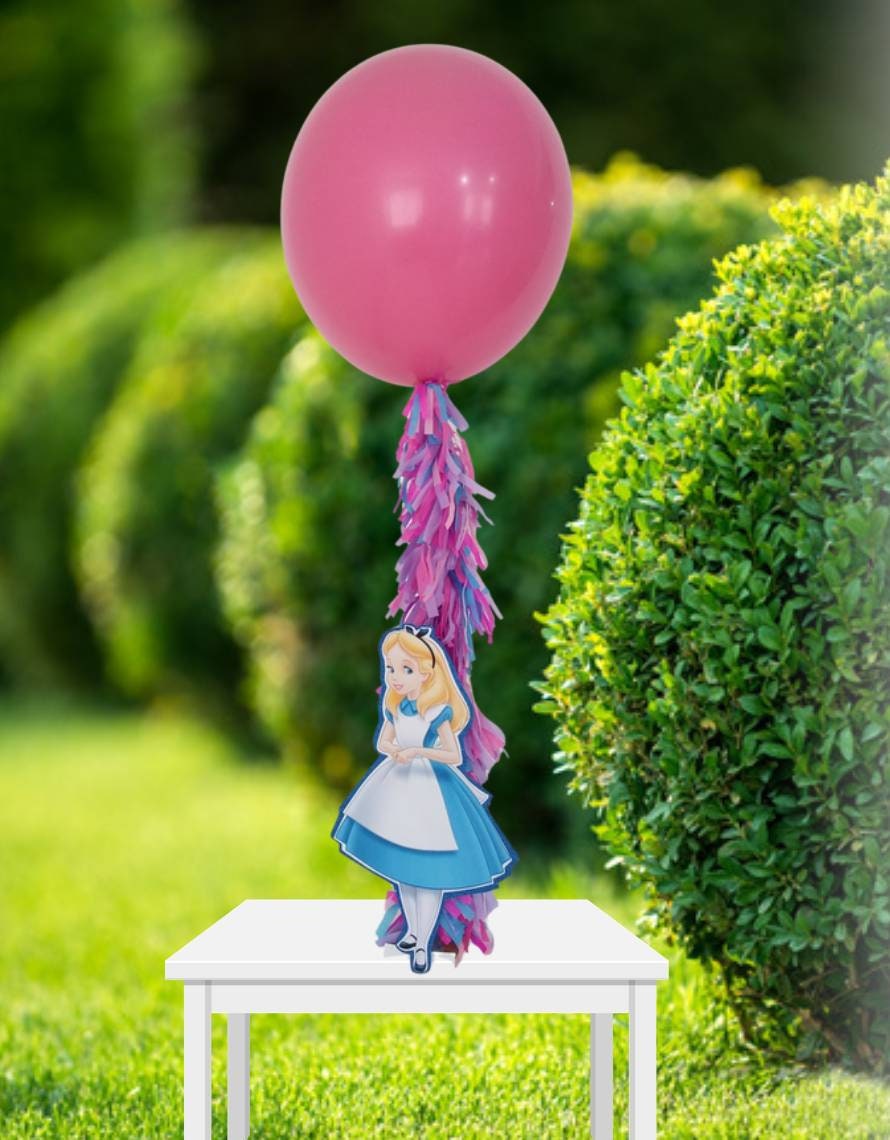 4 Alice in the Wonderland birthday centerpiece Alice in the Wonderland Centerpiece Alice in Wonderland party decorations