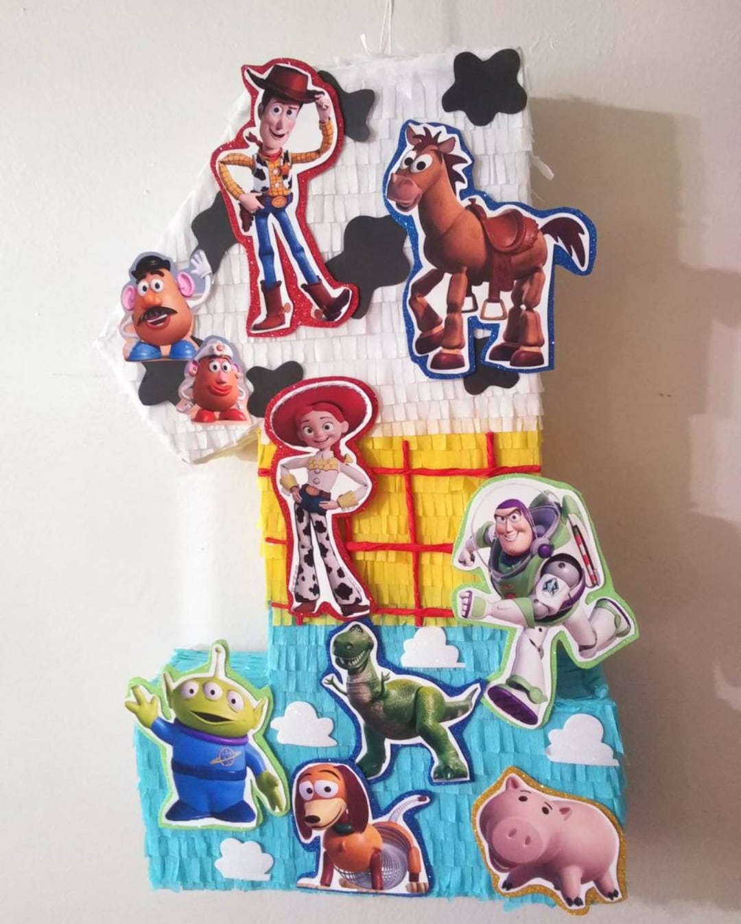 Toy Story Pinata Number Toy Story Pinata First Birthday Toy Story Toy