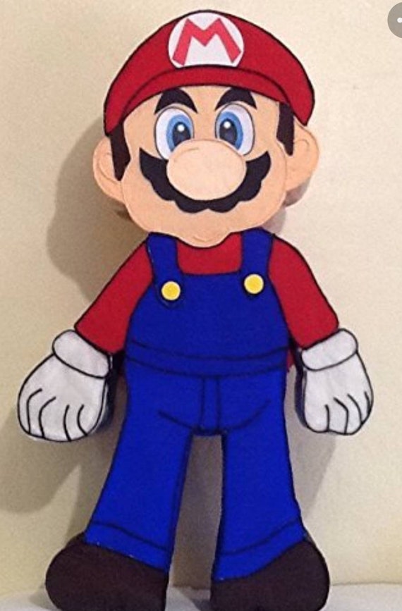 Large Mario Bros pinata inspired Mario Bros party supplies Mario Bros  birthday