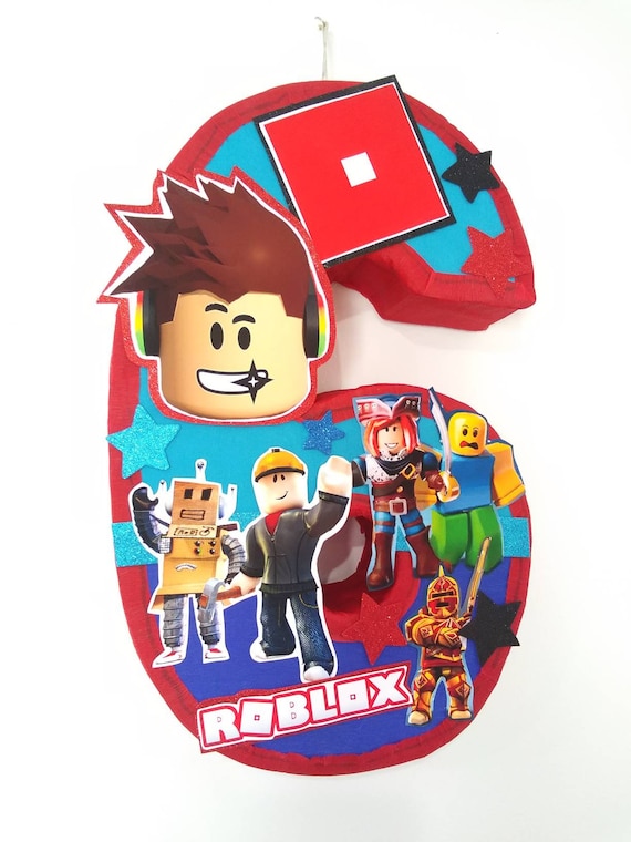 Roblo Number Pinata Inspired Roblo Birthday Party - Etsy