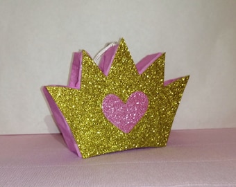 Crown princess pinata, crown gold and pink birthday party, princess birthday party, princess party themed, crown pinata, gold crown