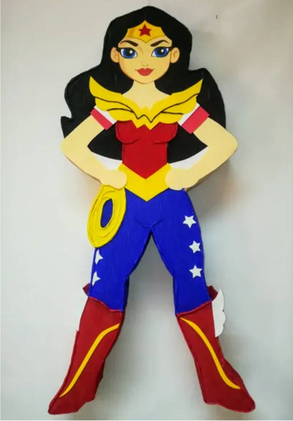 Wonder Woman Pinata Superheroes Girls Pinata Wonder Woman Birthday Party  Wonder Woman Party Supplies Batman Birthday Wonder Woman Party -  Sweden