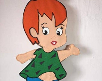 Pebbles pinata inspired bam bam and pebbles birthday pebbles party the Flintstones pinata