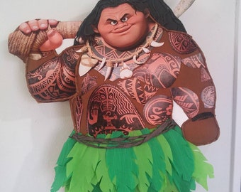Maui pinata Moana pinata moana birthday party Moana party supplies