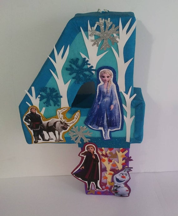 Frozen pinata ,Elsa frozen pinata, Frozen themed piñata. Frozen E