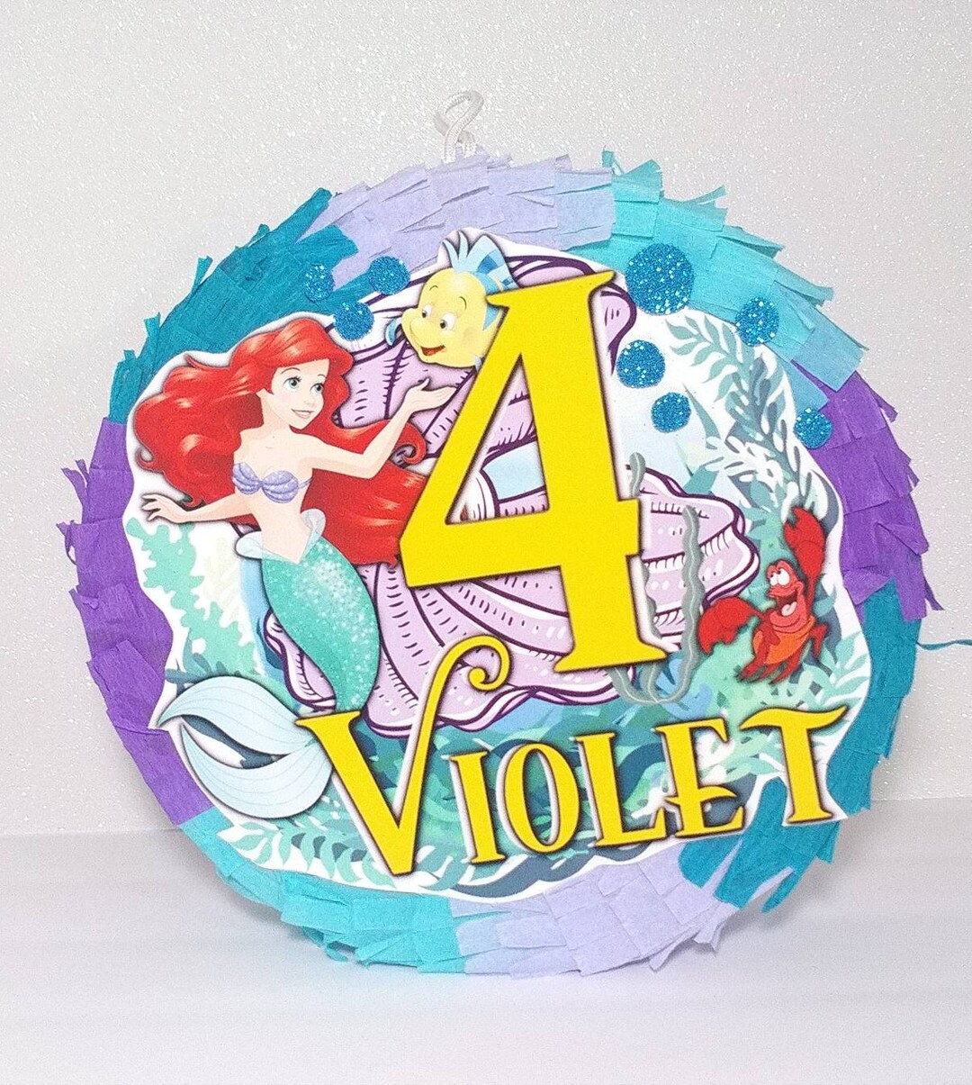 Little Mermaid Pinata
 The Little Mermaid Pinata Personalized Mermaid Pinata Flounder Pinata