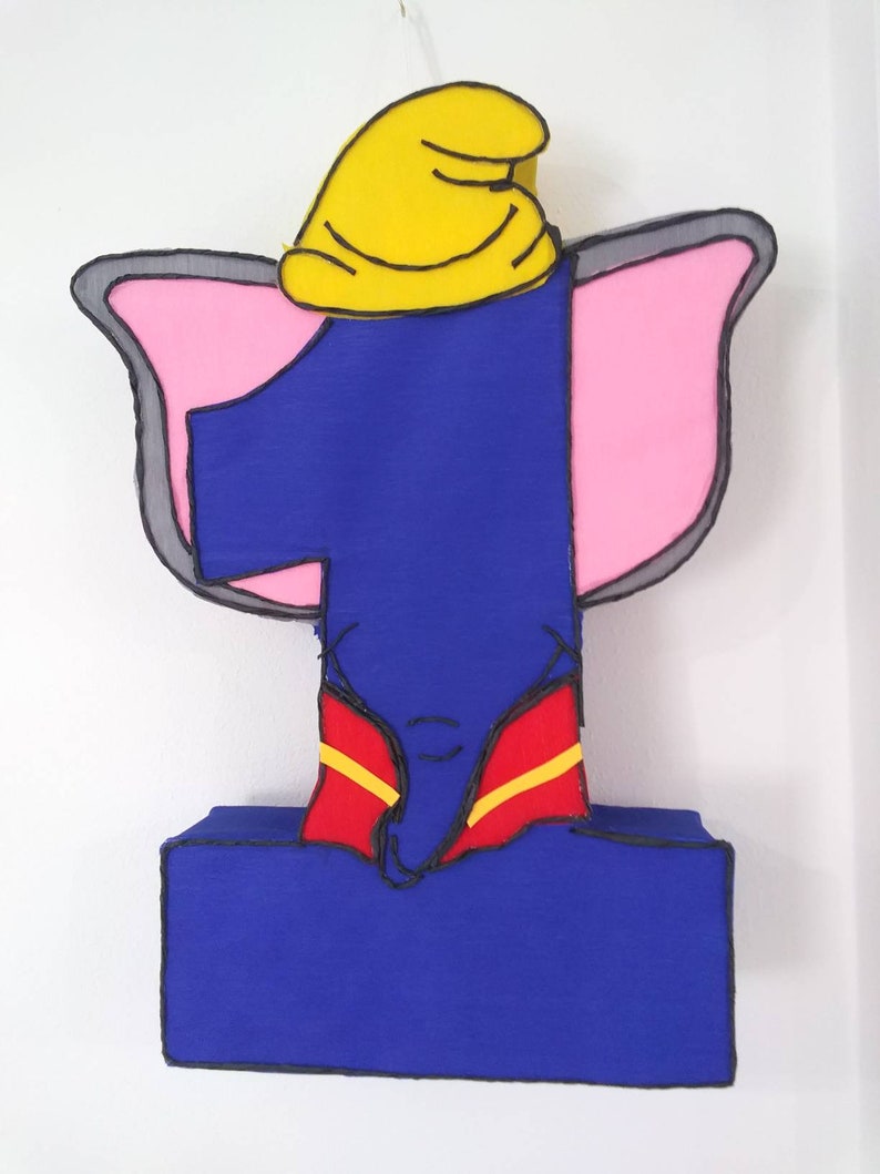 Number 1 Dumbo pinata Dumbo party Dumbo circus birthday circus party Dumbo pinatas Dumbo birthday party