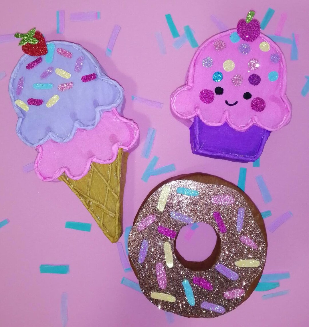 Mini Pinatas, Donut Mini Pinata, Mini Cupcake, Mini Ice Cream Pinata