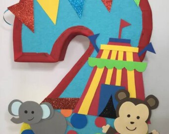 Circus pinata circus party decorations circus birthdaarty circus pinatas
